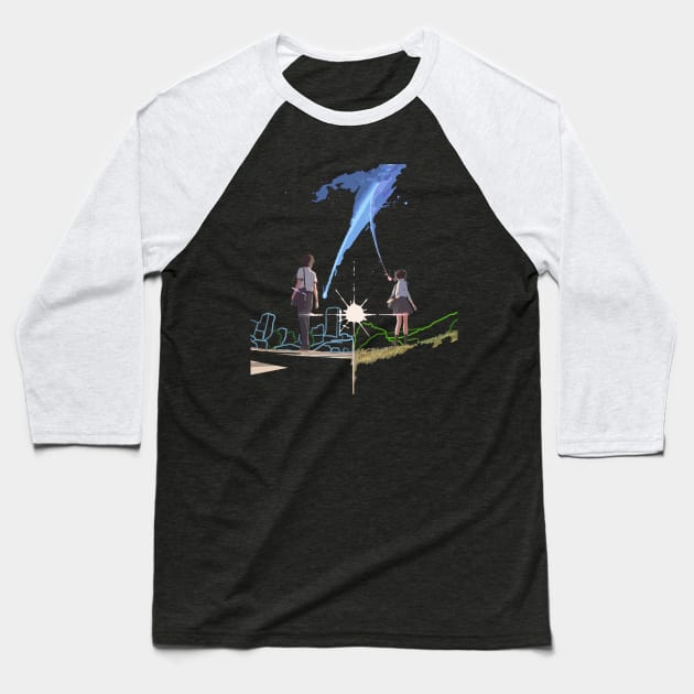 kimi no na wa 　[君の名は。] Baseball T-Shirt by One4an